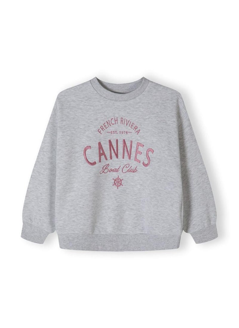 Kids Girls Fleece Crew Neck Sweatshirt