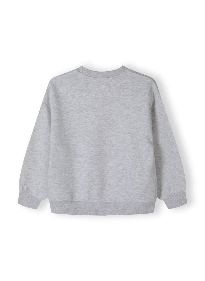 Kids Girls Fleece Crew Neck Sweatshirt