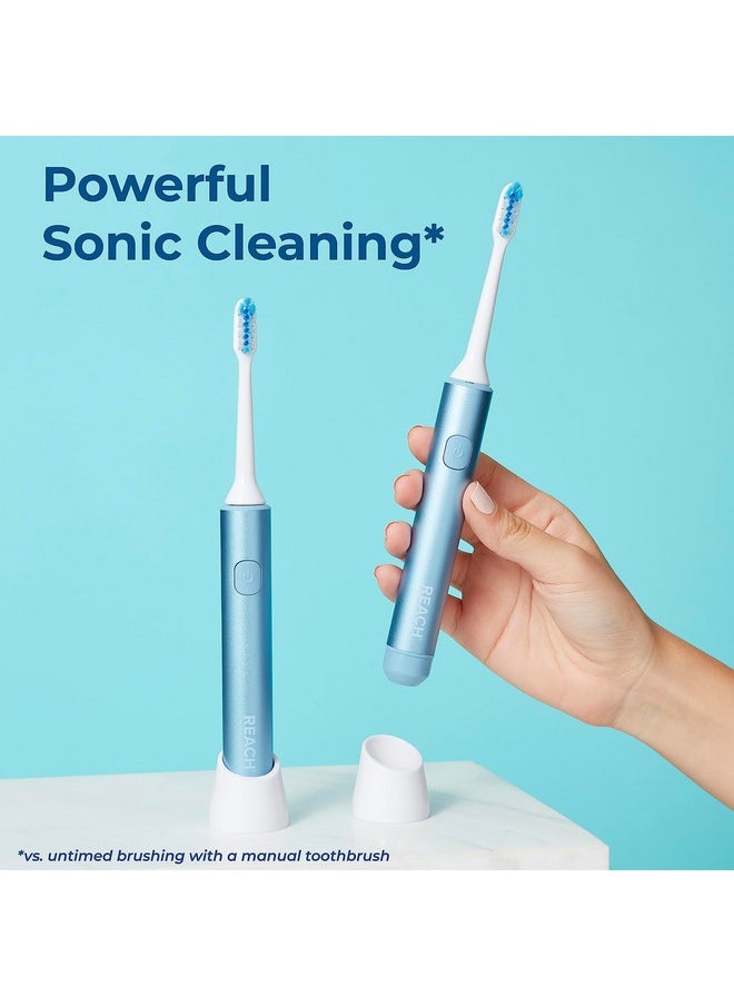 Reach Sonic Antibacterial Replacement Brush Heads, Soft Bristles, 2 Count