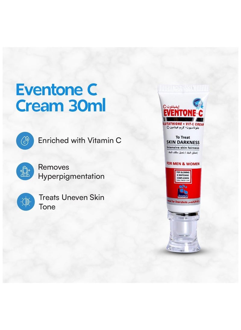 Eventone-C L-Glutathione + Vitamin C Skin Darkness Treatment Cream For Men and Women 30g