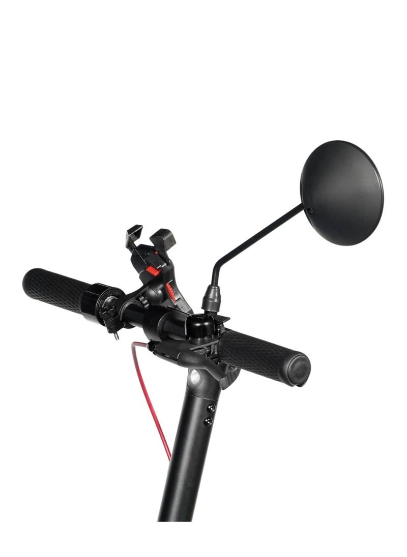 Max 500W Motor E-Scooter 36V/10AH Dual Suspension,Rear Disc Brake Electric Scooter: Power, Comfort & Smart Control for Adults & Kids 120KG Load Capacity Aluminum Alloy Frame Skateboard Portable & Commuter-Friendly Includes Rearview Mirror & Phone Holder，Black