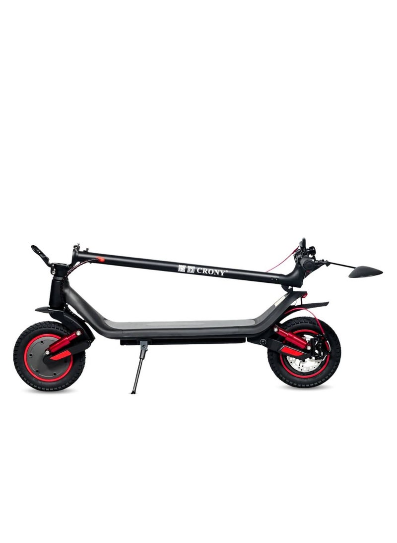 Max 500W Motor E-Scooter 36V/10AH Dual Suspension,Rear Disc Brake Electric Scooter: Power, Comfort & Smart Control for Adults & Kids 120KG Load Capacity Aluminum Alloy Frame Skateboard Portable & Commuter-Friendly Includes Rearview Mirror & Phone Holder，Black