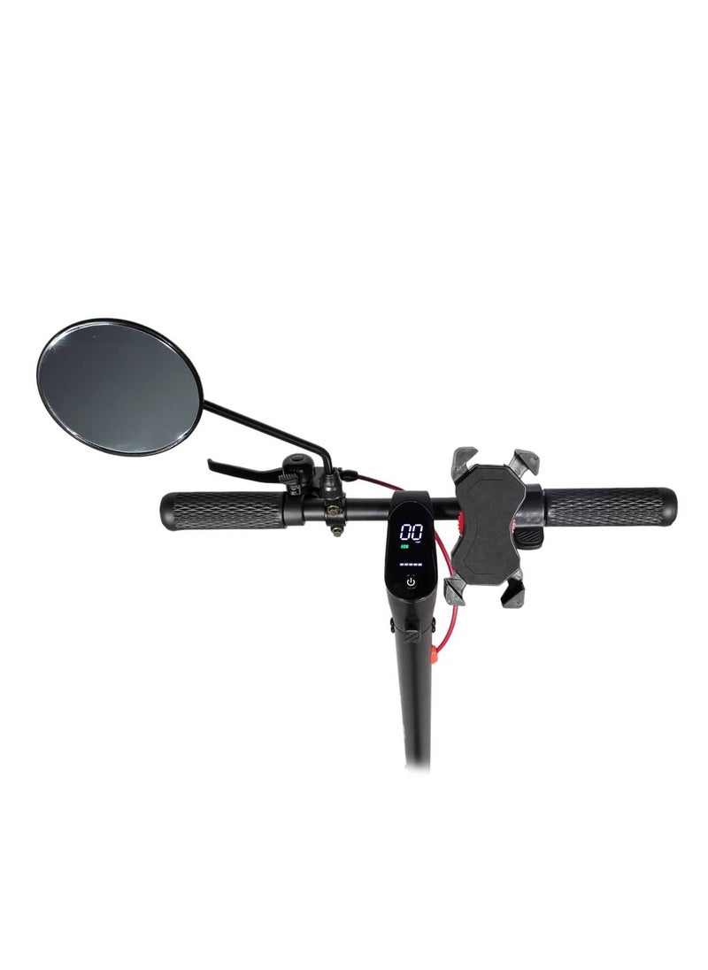 Max 500W Motor E-Scooter 36V/10AH Dual Suspension,Rear Disc Brake Electric Scooter: Power, Comfort & Smart Control for Adults & Kids 120KG Load Capacity Aluminum Alloy Frame Skateboard Portable & Commuter-Friendly Includes Rearview Mirror & Phone Holder，Black