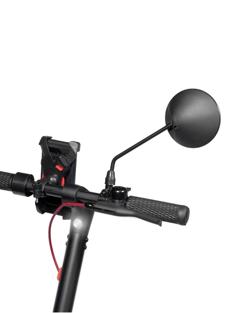 Max 500W Motor E-Scooter 36V/10AH Dual Suspension,Rear Disc Brake Electric Scooter: Power, Comfort & Smart Control for Adults & Kids 120KG Load Capacity Aluminum Alloy Frame Skateboard Portable & Commuter-Friendly Includes Rearview Mirror & Phone Holder，Black
