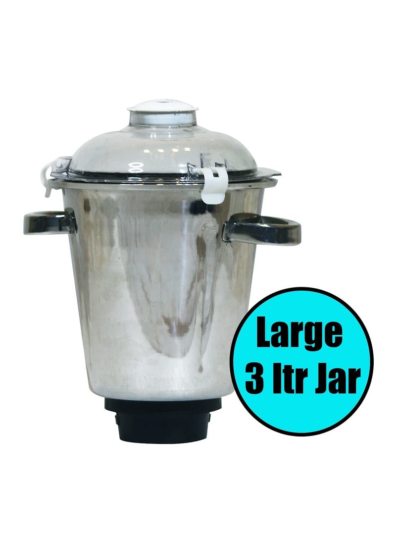 Libra 1400 watt commercial mixer grinder with 100% copper motor | 3 litre and 1 litre stainless steel jars | heavy duty blender machine for restaurants, shops and heavy home & kitchen usage