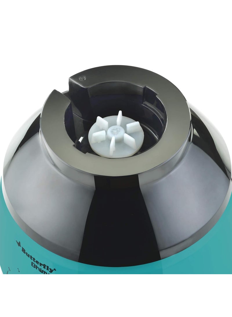Butterfly Bhima 1000 Watts Mixer Grinder with 4 Jars (Turquoise) Plastic