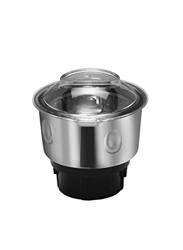 Maharaja Whiteline Infinimax HD Mixer Grinder with 3 Jars, 1000 Watts, Silver & Black, 5 Years Warranty on Motor, Plastic