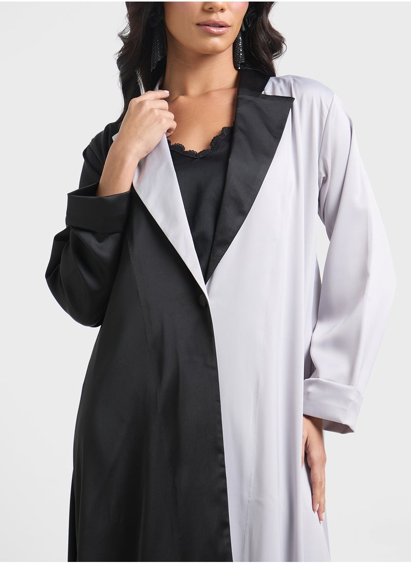 Colorblock Abaya