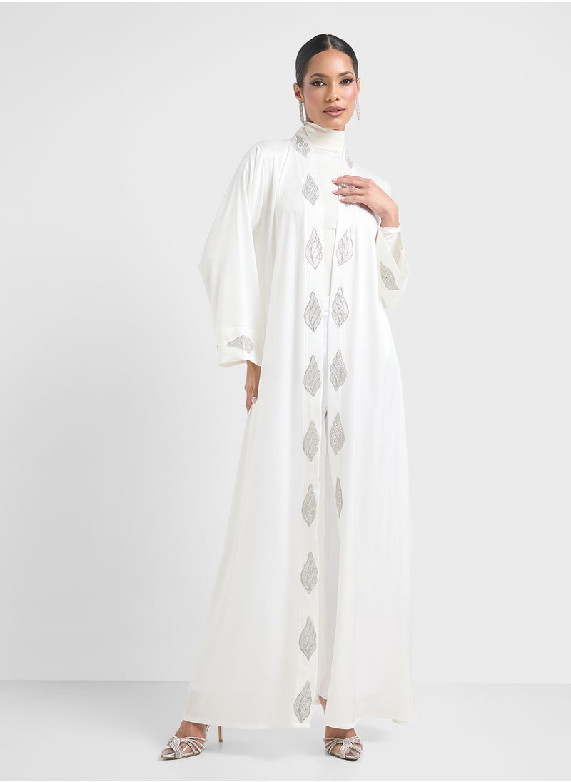 Printed Abaya With Sheila