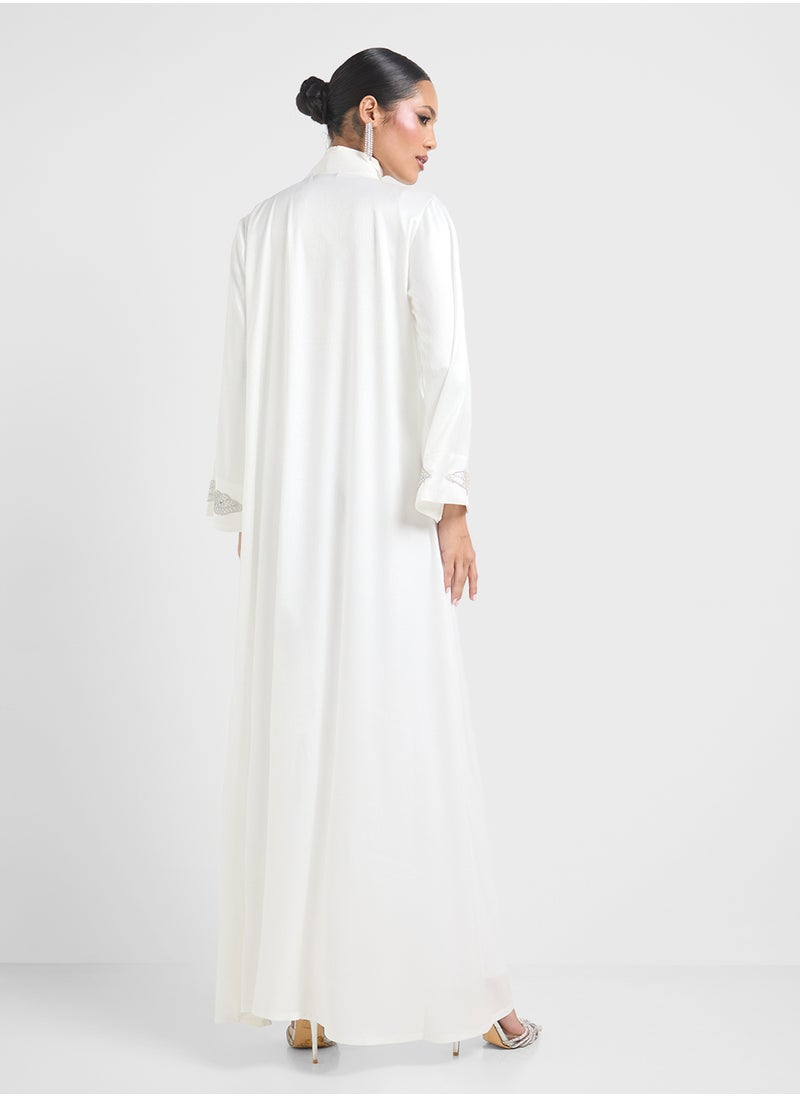 Printed Abaya With Sheila