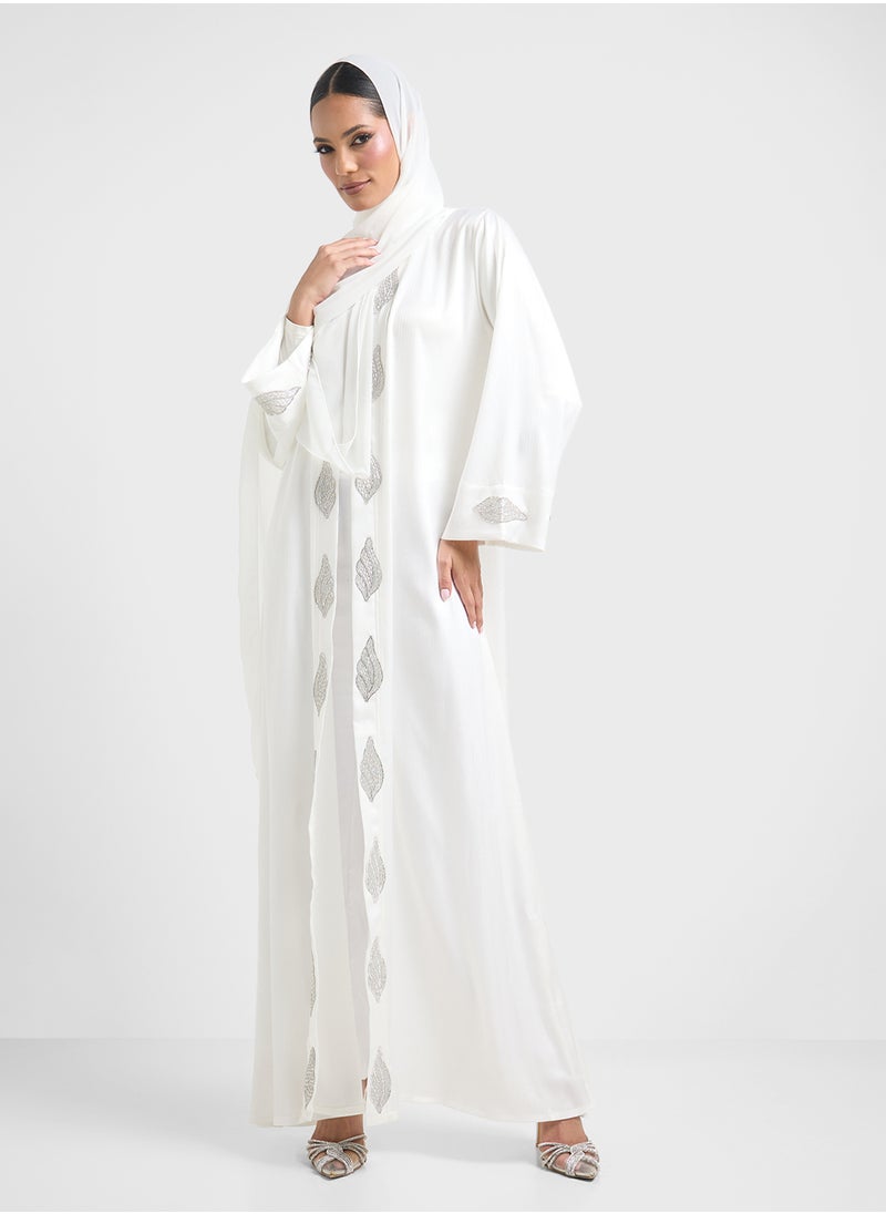 Printed Abaya With Sheila