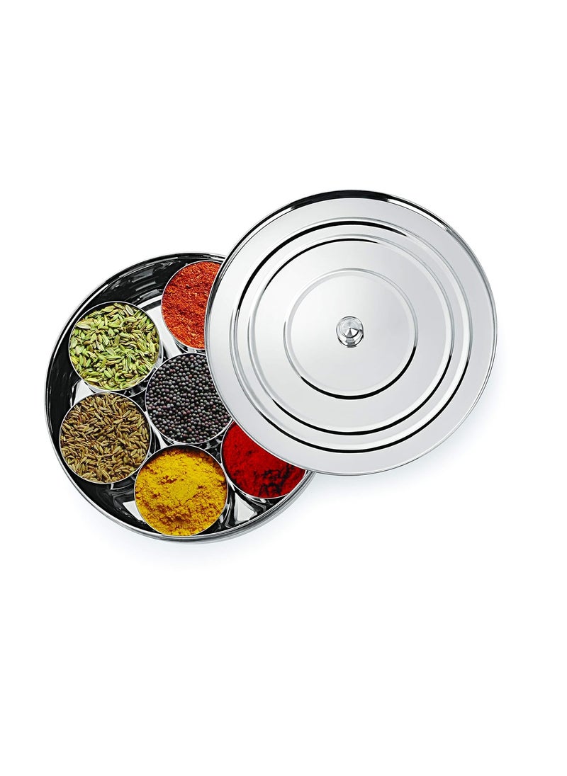 Neelam Stainless Steel Spice Box Set of 10 Pieces - 1225 ml