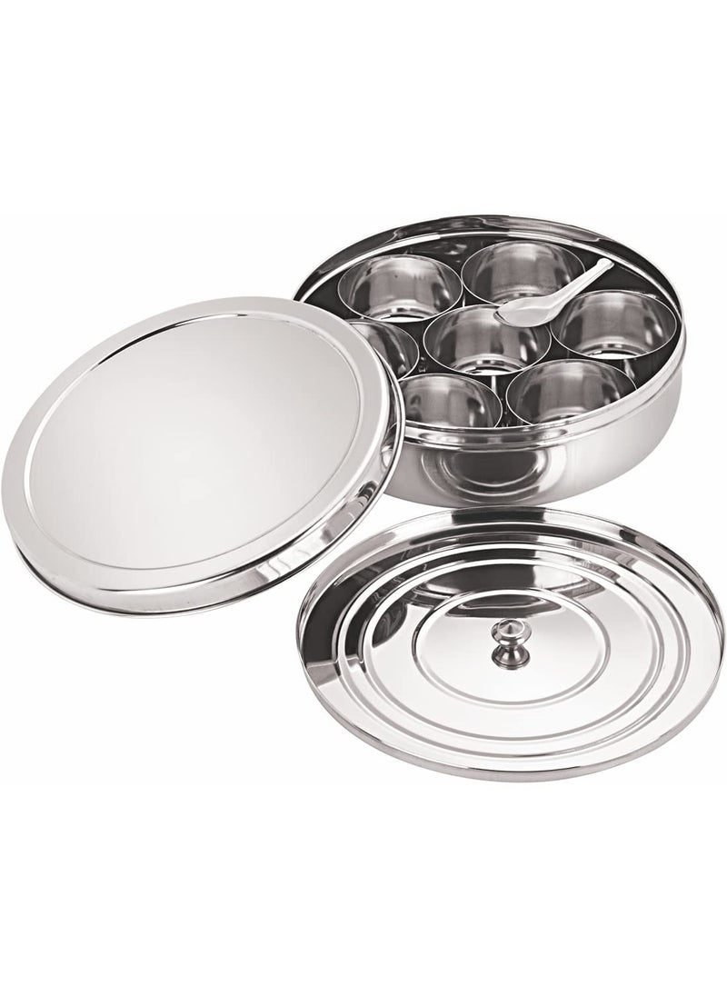 Neelam Stainless Steel Spice Box Set of 10 Pieces - 1225 ml