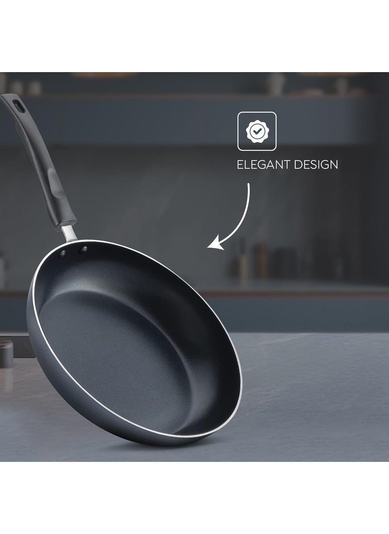 Judge by Prestige 22cm (1.5L) Everyday Non-Stick Fry Pan|Low Oil Cooking | Easy to Clean |Cool Touch Handle