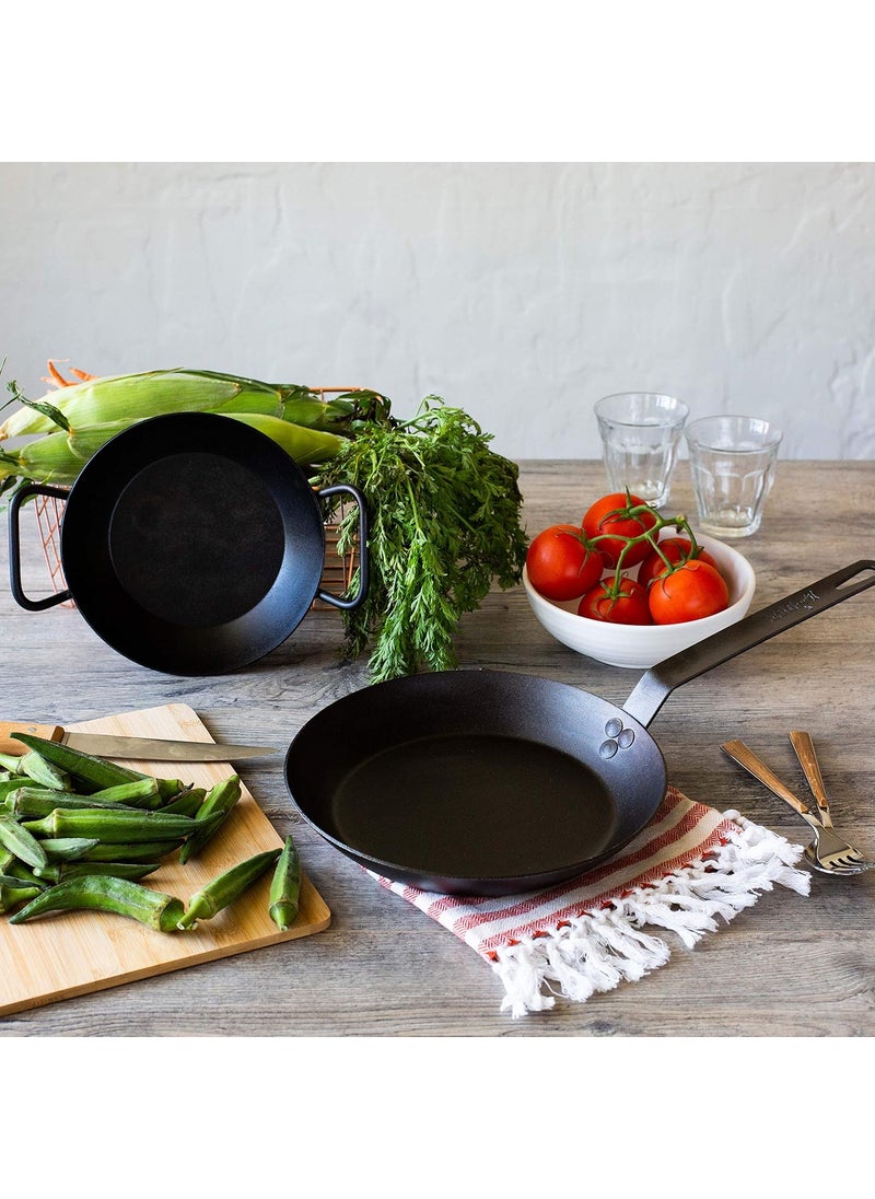 Lodge Manufacturing Company CRS8DLH Carbon Steel Skillet, 8