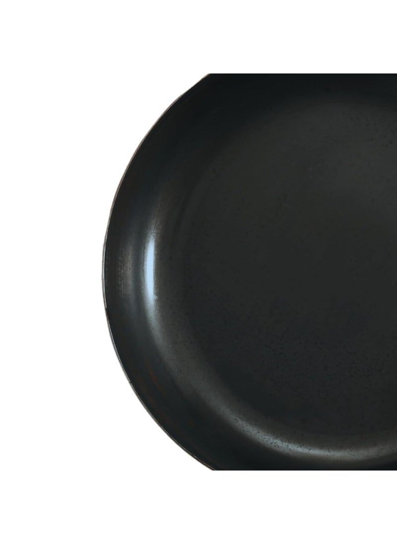 kyyte Sheet Metal Iron Set of 4 Pcs (Wok, Dosa Tawa, Frying Pan, Kadai).