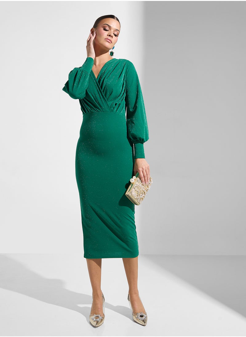 Shimmer Bodycon Dress