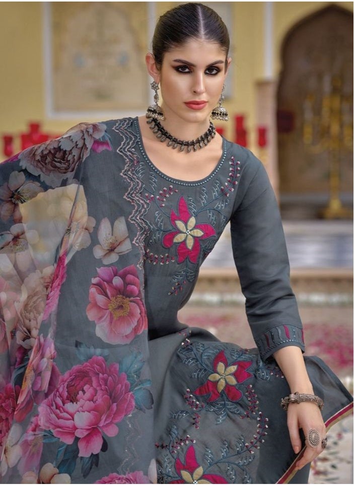 Fully stiched Kurti with pant and Dupatta