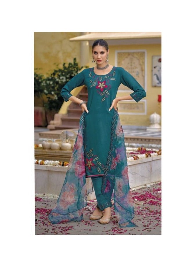 Fully stiched Kurti with pant and Dupatta