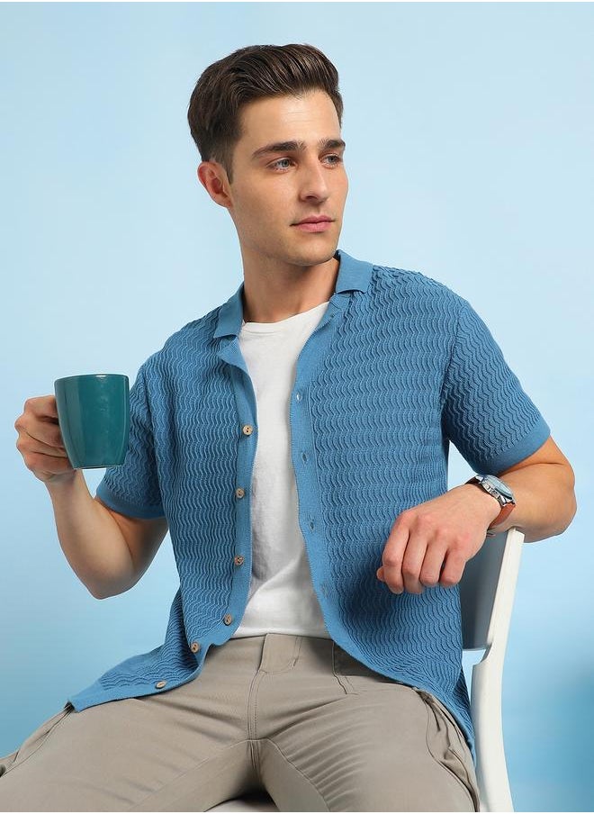 Men's Steller 100% Cotton Solid Pattern Slim Fit T-Shirt