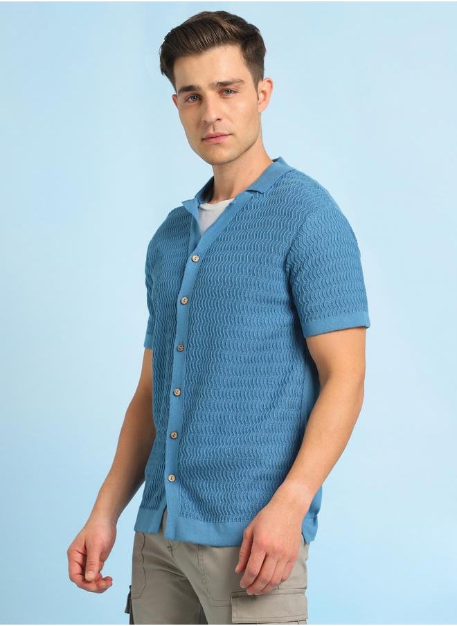 Men's Steller 100% Cotton Solid Pattern Slim Fit T-Shirt