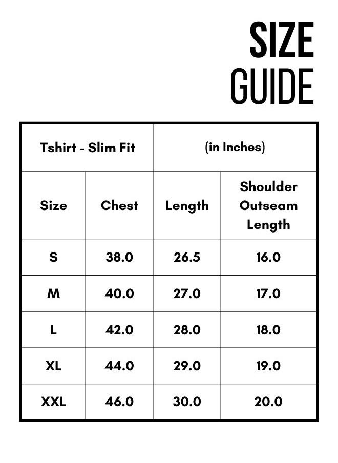 Men's Steller 100% Cotton Solid Pattern Slim Fit T-Shirt