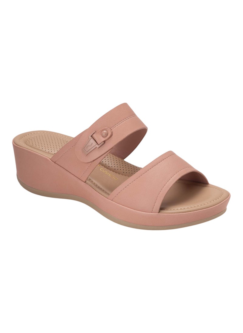Bata Comfit Casual Wedge Sandals