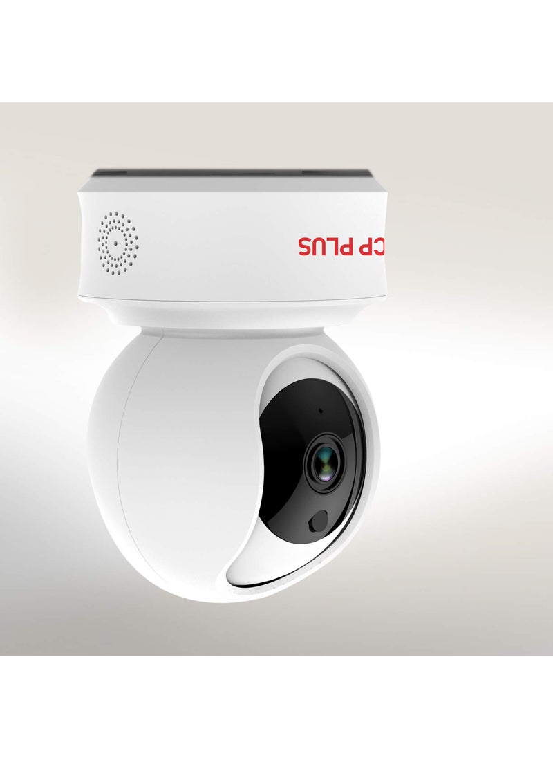 CP PLUS WiFi 1080p FHD 2MP 360° Viewing Area Security Camera, White