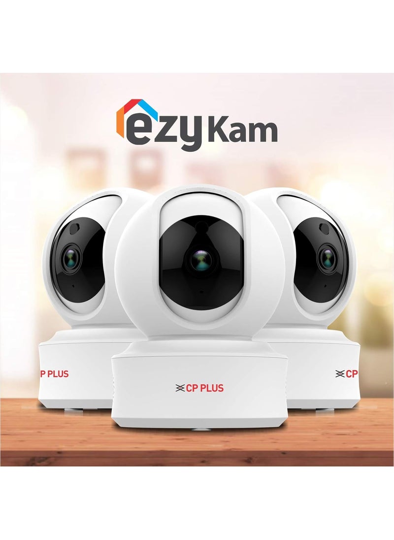 CP PLUS WiFi 1080p FHD 2MP 360° Viewing Area Security Camera, White