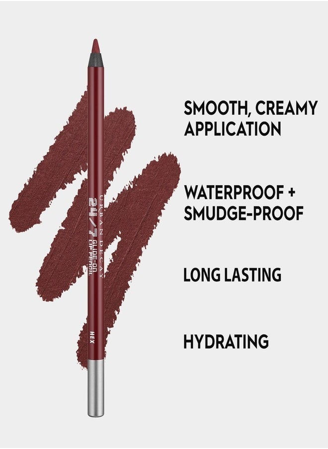 Urban Decay 24/7 Glide-On Waterproof LIP PENCIL 69 Hex- Deep Red Wine 0.04 oz/ 1.2 g