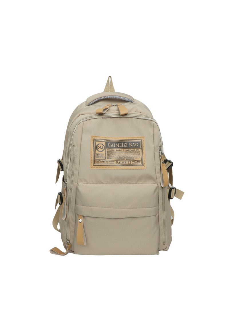 Large-capacity Boy and Girl Student Backpack With Letter Print 32*46*16CM