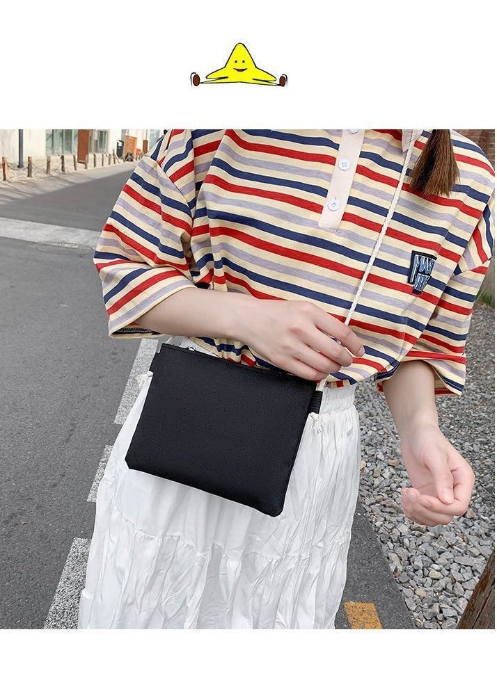 Canvas Large Capacity Schoolbag For Male And Female Students, Outdoor Travel Backpack,31*13*42CM +Handbag28*4*30CM +Shoulder Bag18*1*18CM +Pencil Case,22*4*5CM Four-piece Set