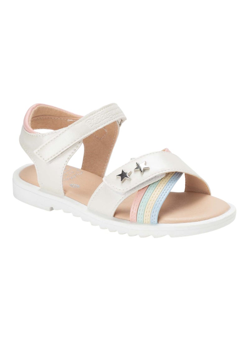 Star Details Flat Sandals