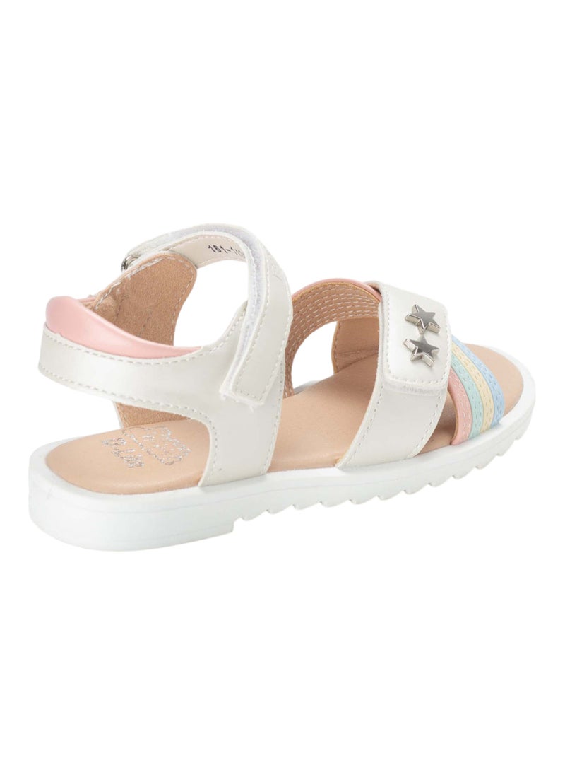 Star Details Flat Sandals