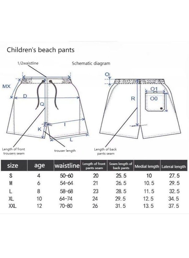 Temperature Sensitive Colour Changing Quick Dry Beach Shorts children's style
