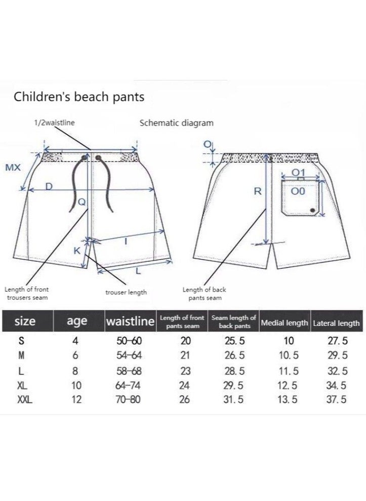 Temperature Sensitive Colour Changing Quick Dry Beach Shorts children's style