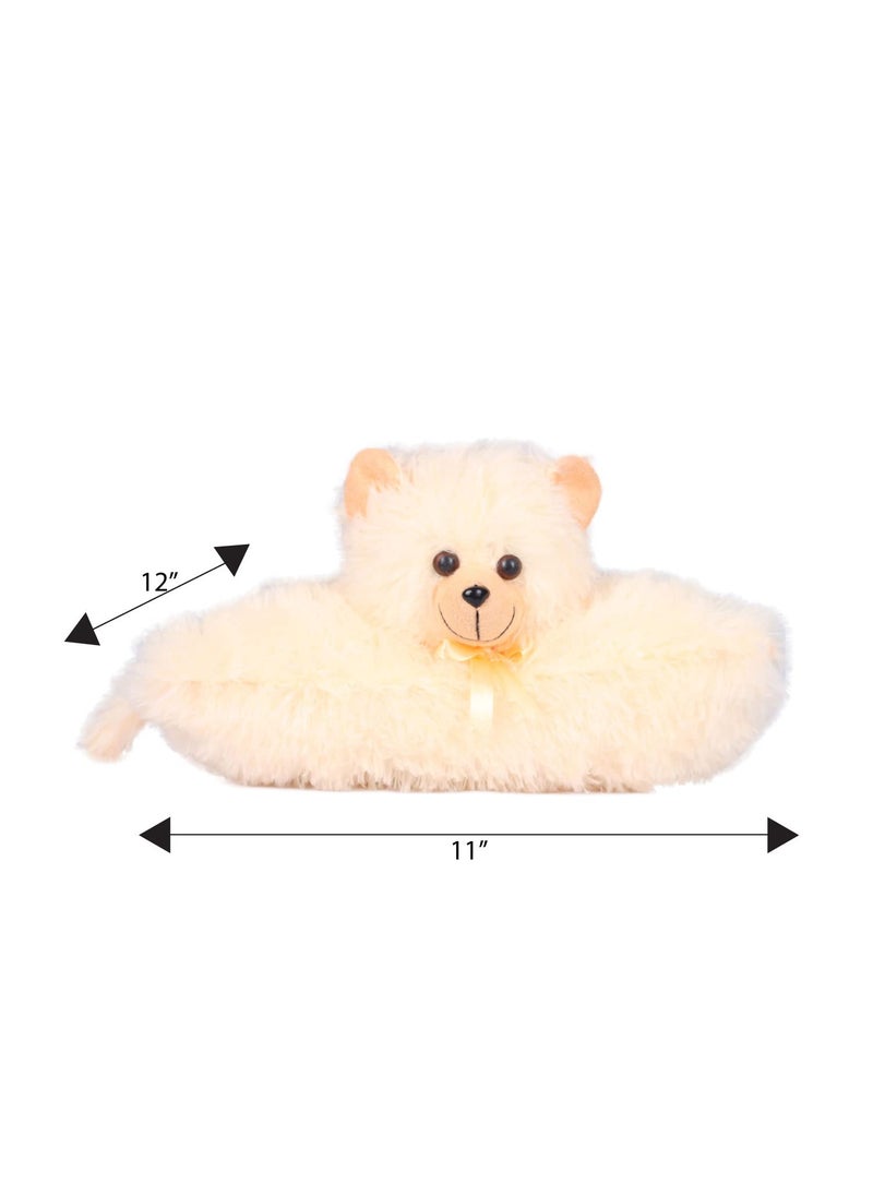 Ultra Cat Cushion, 28cm (Cream)