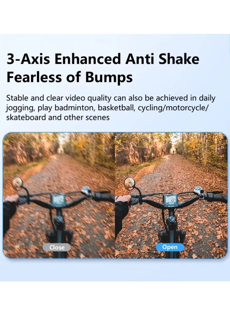 4K30FPS Mini Thumb Action Camera with Touch Screen, Wearable & Portable Sports Camera, 1.5