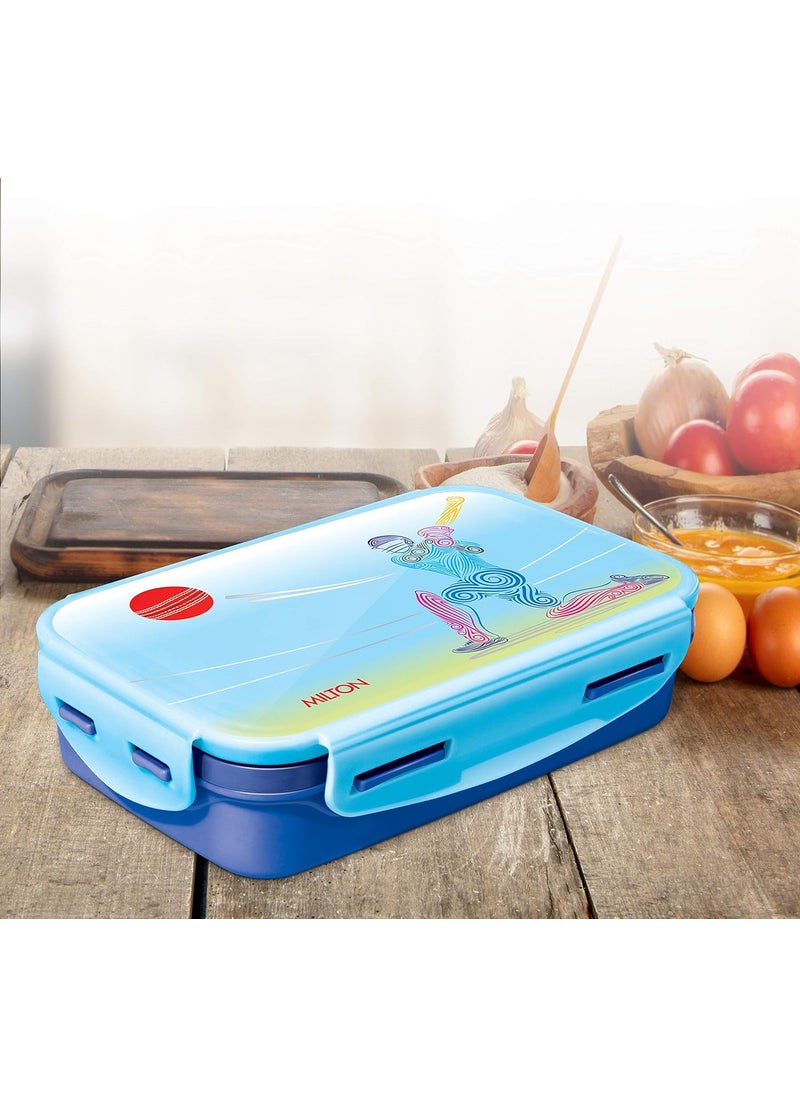 MILTON Steely Insulated Tiffin Box, Blue, 700 ml