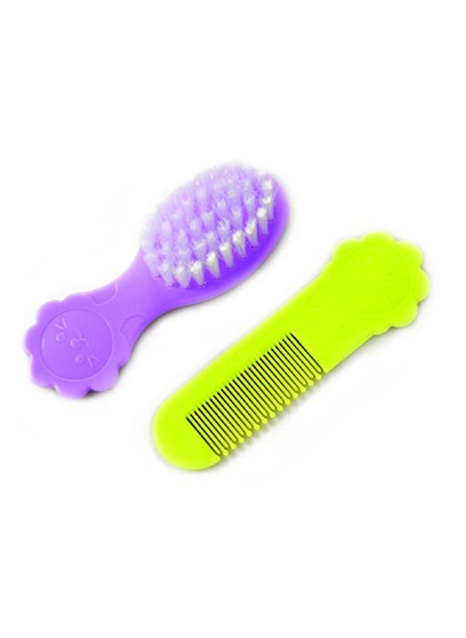 2-Piece Comb And Brush Set