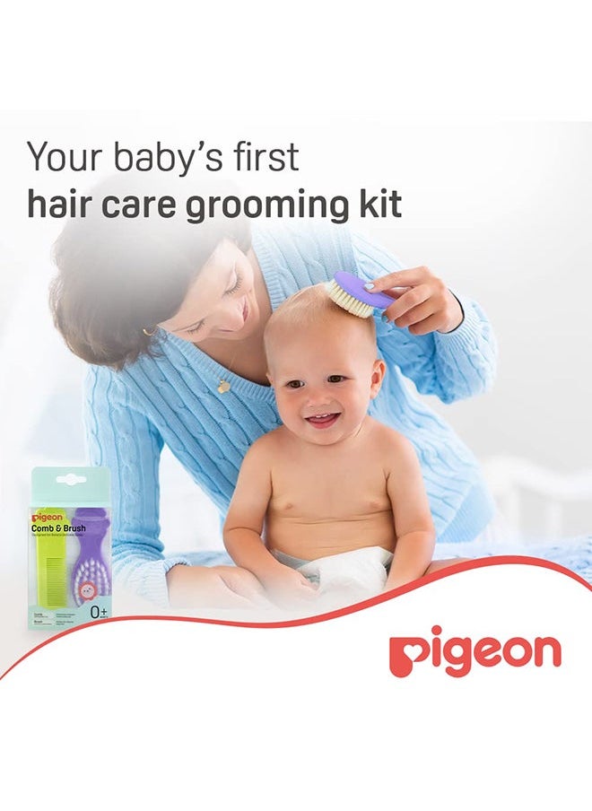 2-Piece Comb And Brush Set