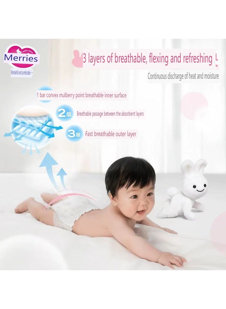 Merries Japanese Breathable Diapers  L54, 9-14 kg