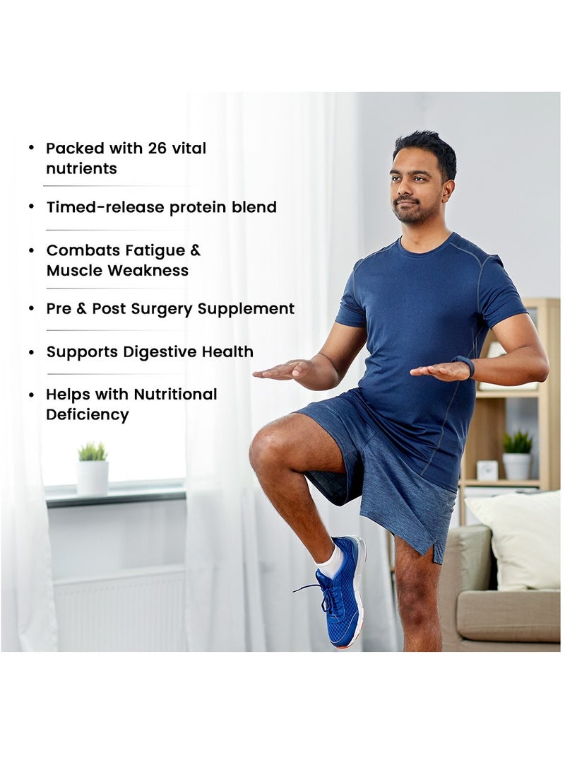 British Biologicals B-Protin Nutritional Supplement | Whey, Soy & Casein Blend | Immunity & Energy Support | Vitamin A, Folic Acid & Zinc | Supports Digestion | Gluten-Free | Vanilla Flavour | 400g