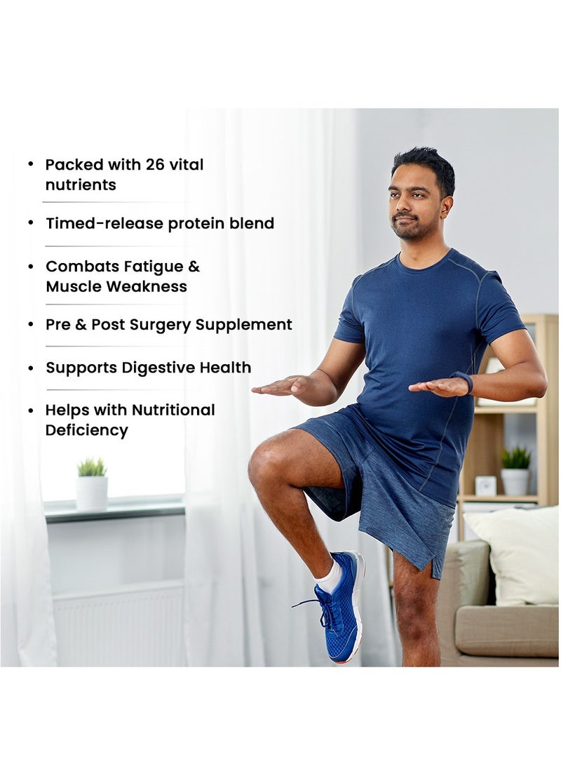 British Biologicals B-Protin Nutritional Supplement | Whey, Soy & Casein Blend | Immunity & Energy Support | Vitamin A, Folic Acid & Zinc | Supports Digestion | Gluten-Free | Mango Flavour | 400g