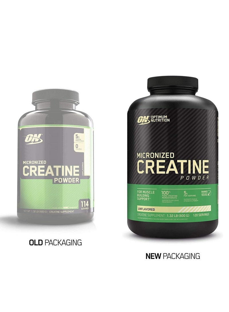Creatine Powder Unflavored 600g