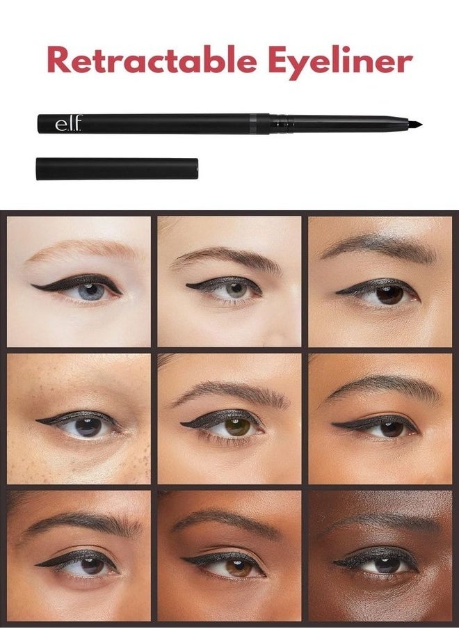 No Budge Retractable Eyeliner Charcoal Waterproof 0.23g