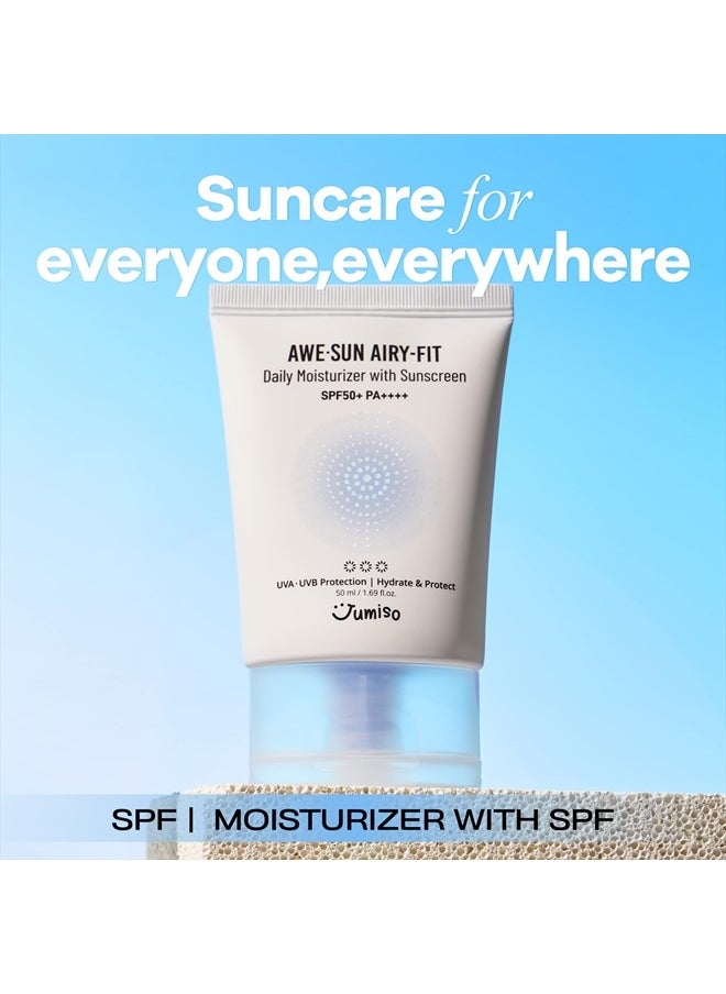 Awe Sun Airy-Fit Daily Moisturizer with Sunscreen SPF50+ PA++++ - 50ml