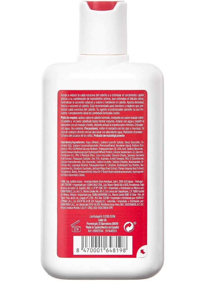 Isdin Lambdapil Anti-Hair Loss Shampoo (200Ml) | Helps Reduce Excessive Hair Loss And Stimulate Follicle Growth
