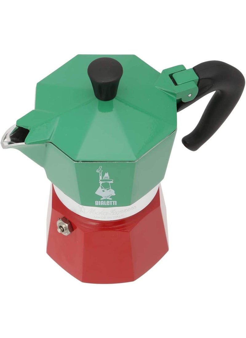 Bialetti Moka Express 3 Cups (Italia- Multicolor): Italian Made