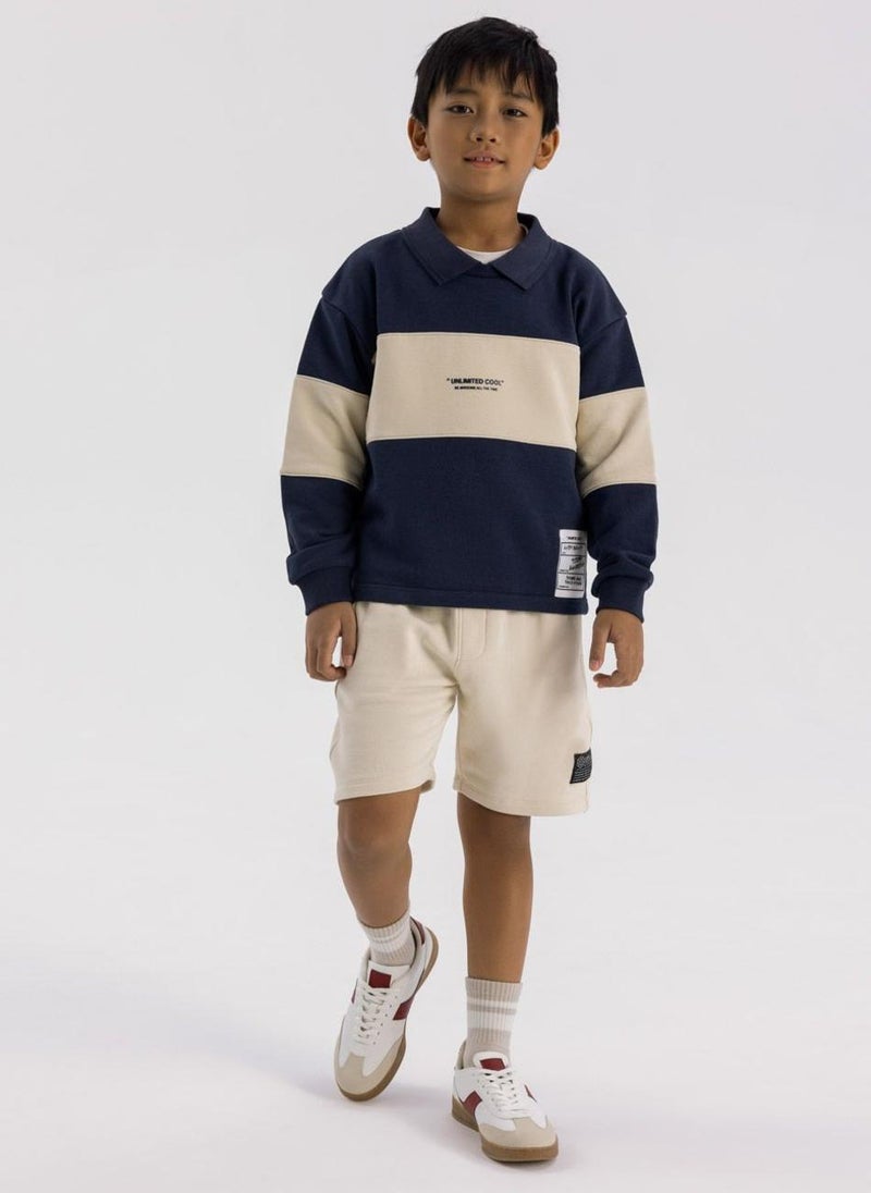 Teen Boys Fleece Shorts with Rib